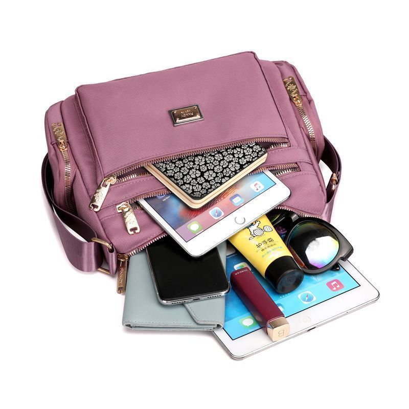 Stylish Pink Crossbody Bag (L)