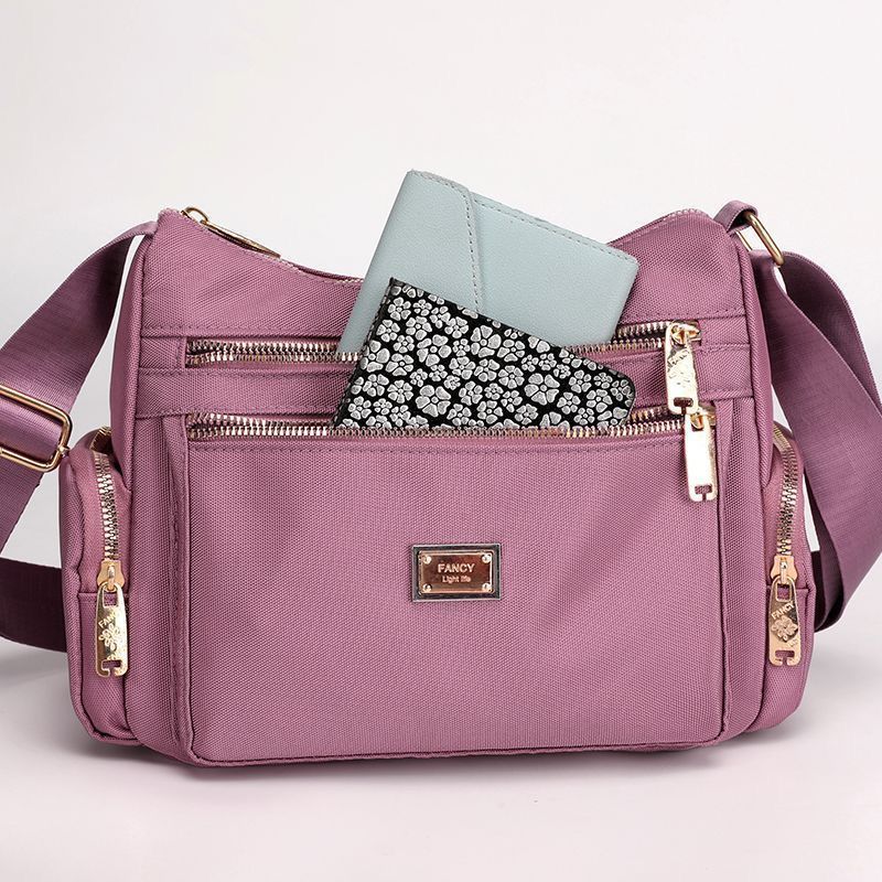 Stylish Pink Crossbody Bag (L)