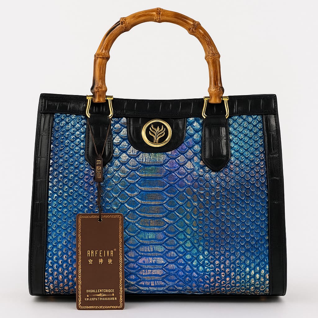 Luxury Bamboo Handle Handbag