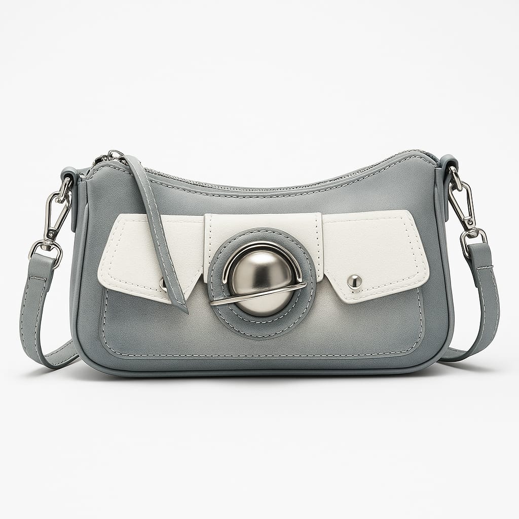 Beat with Leather Shoulder Bag