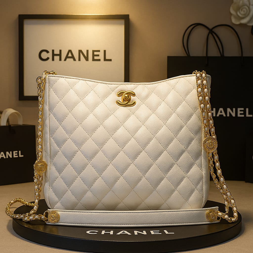 Chanel Quilted Leather Shoulder Bag