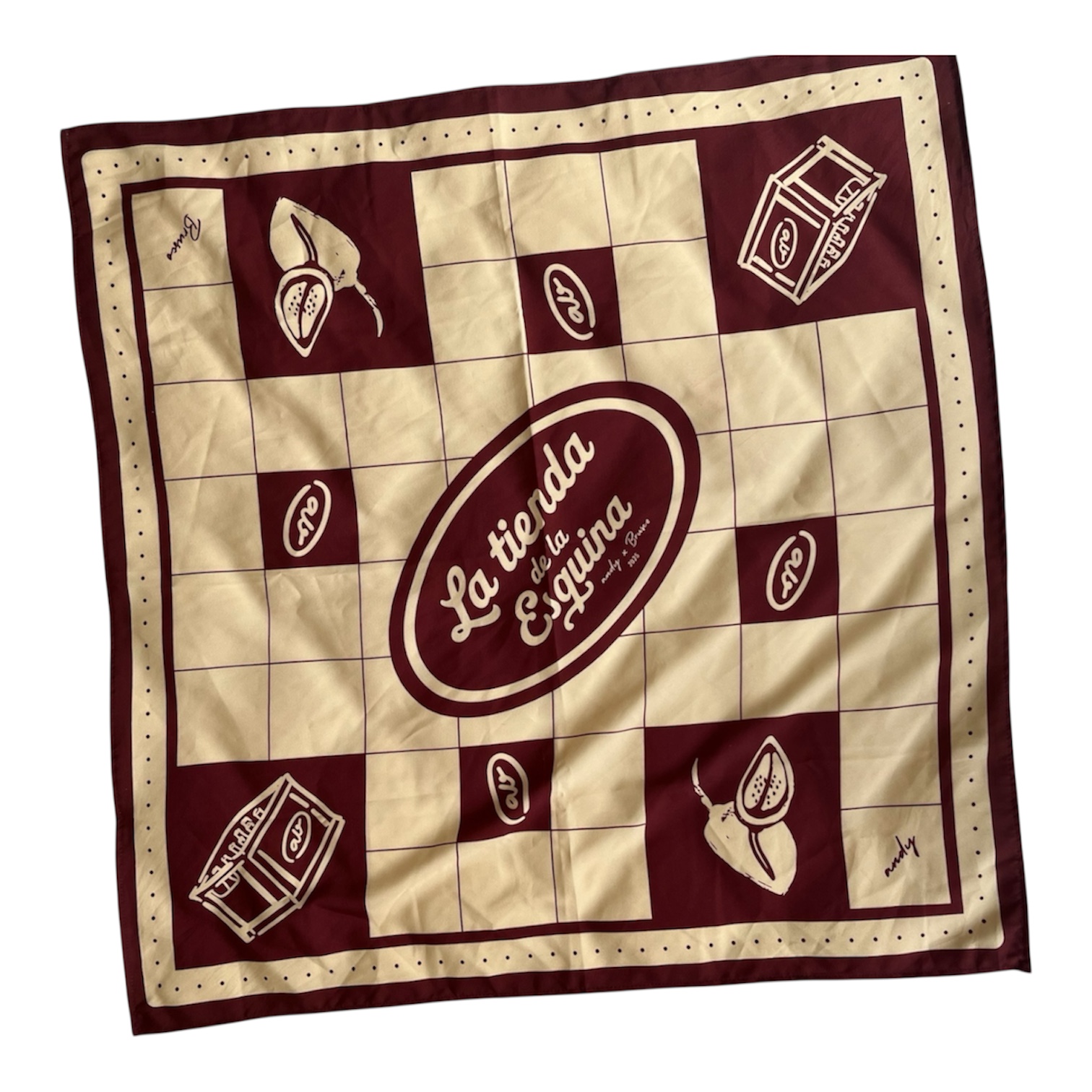 Pañoletas “La Tienda de la Esquina” – Serie Completa (4 diseños)