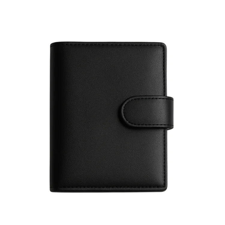 Premium Leather Wallet Trifold  megnetic snap