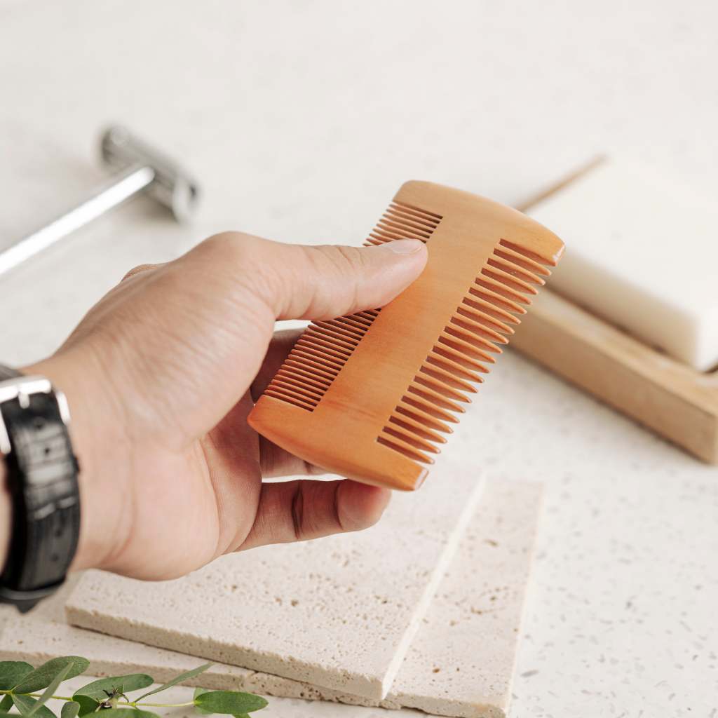 Beard Comb | Wooden Beard Grooming Comb For Men