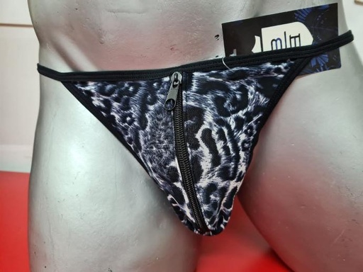 Tanga con cremallera