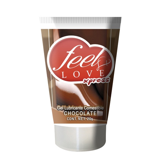 Gel lubricante comestible chocolate Feel Love Xpress