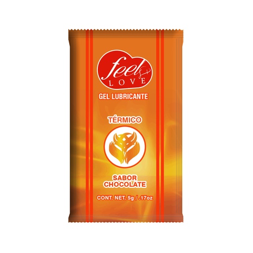Gel lubricante térmico sabor chocolate