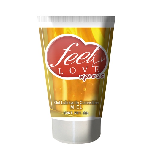 Gel lubricante comestible miel Feel Love Xpress