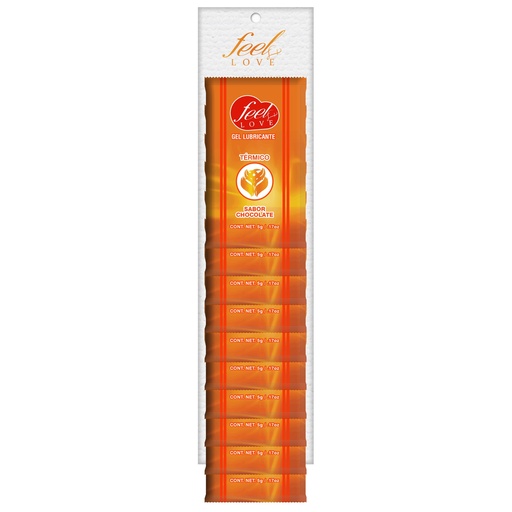 Gel lubricante térmico sabor chocolate