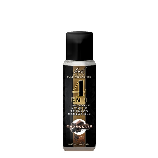 Lubricante 4 en 1 sabor chocolate