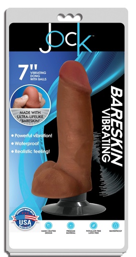 Dildo vibrador Bareskin de 7 pulgadas