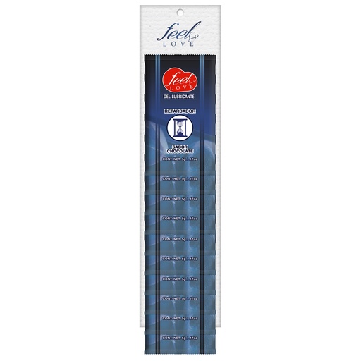 Gel lubricante retardador Feel Love sabor chocolate