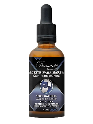 Aceite para barba con feromonas