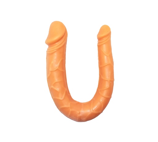 Dildo doble flexible