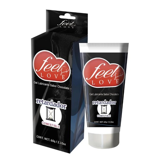 Gel lubricante retardador sabor chocolate Feel Love