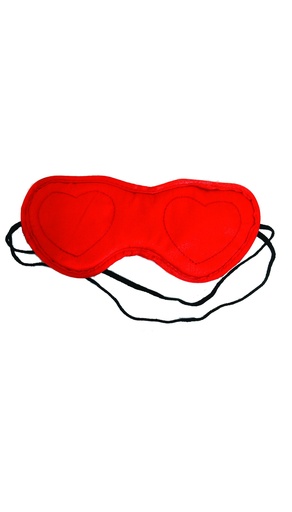 Antifaz de tela roja