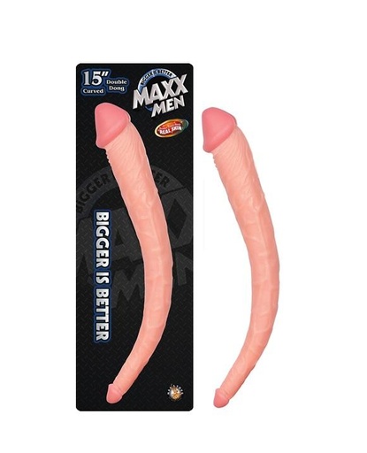 Dildo doble curvo Maxx Men 15''