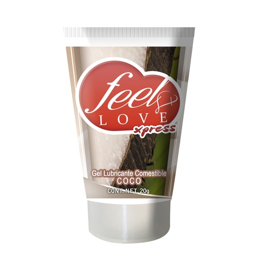 Gel lubricante comestible de coco