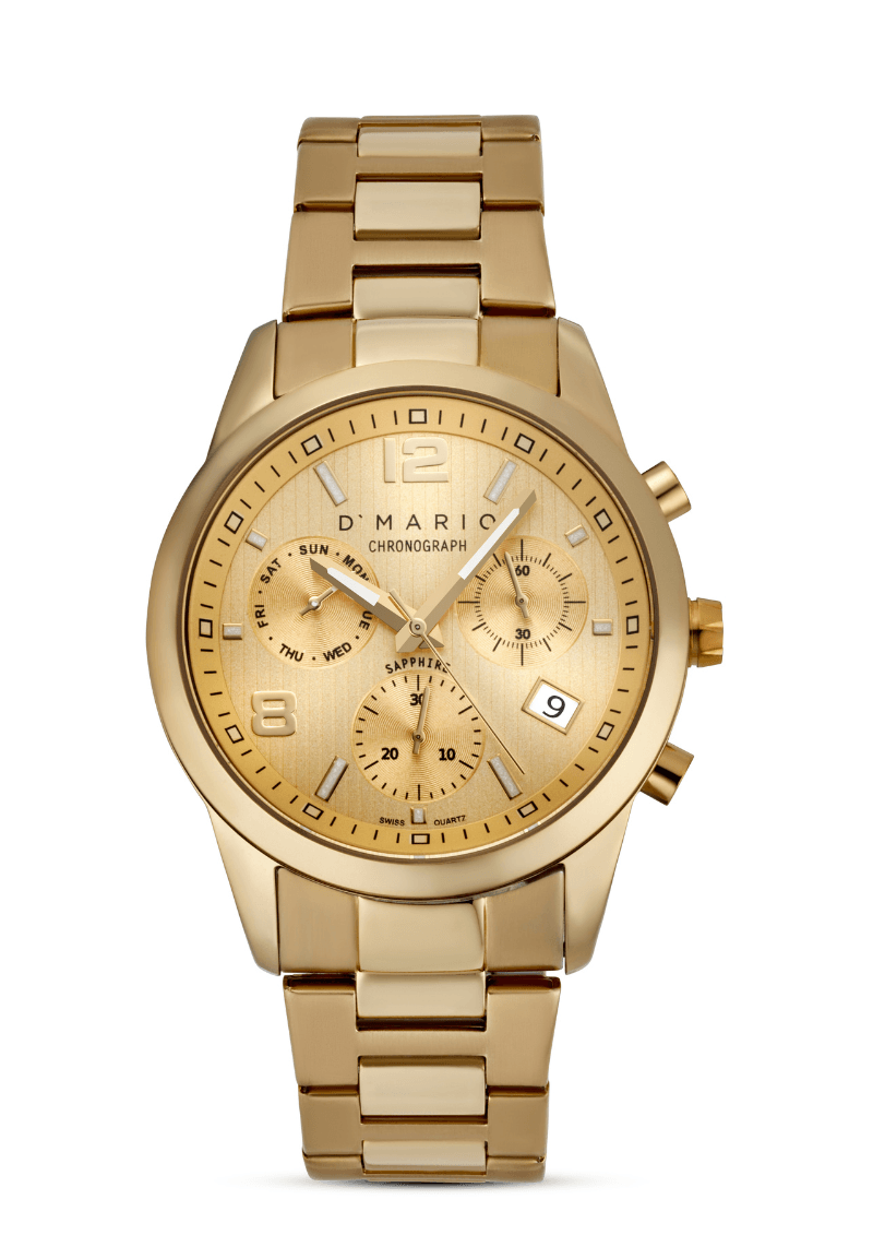 Reloj D'Mario dorado