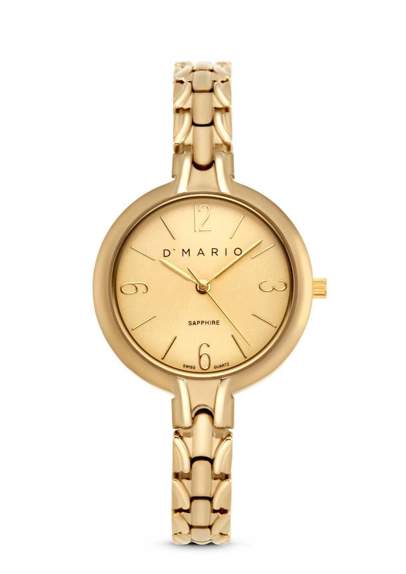 Reloj dorado D'MARIO