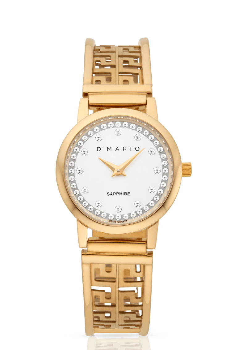 Reloj dorado de mujer