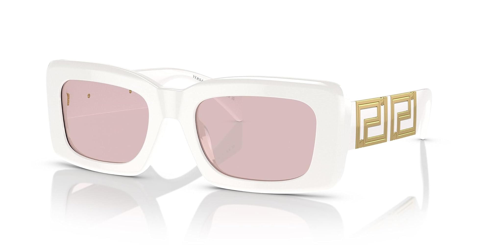 Gafas de sol cuadradas blancas