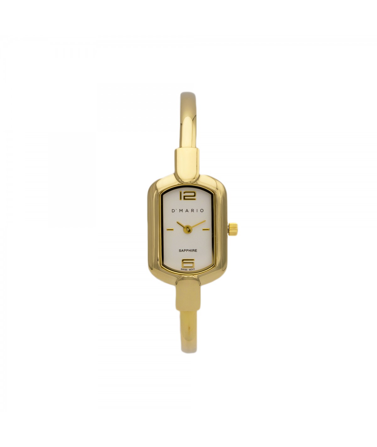 Reloj de pulsera dorado