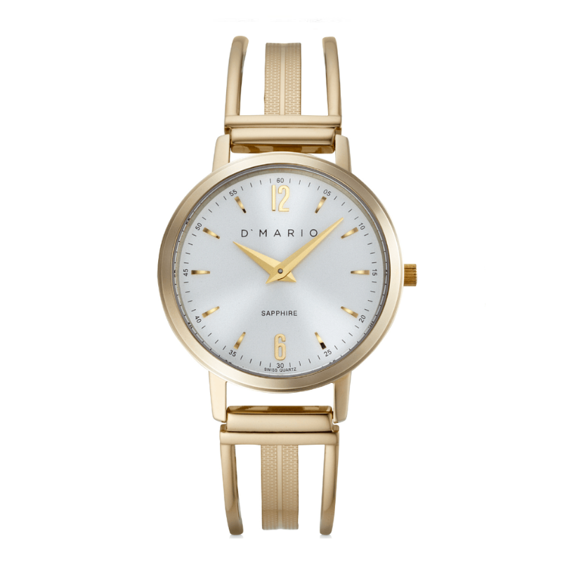 Reloj de pulsera dorado D'MARIO