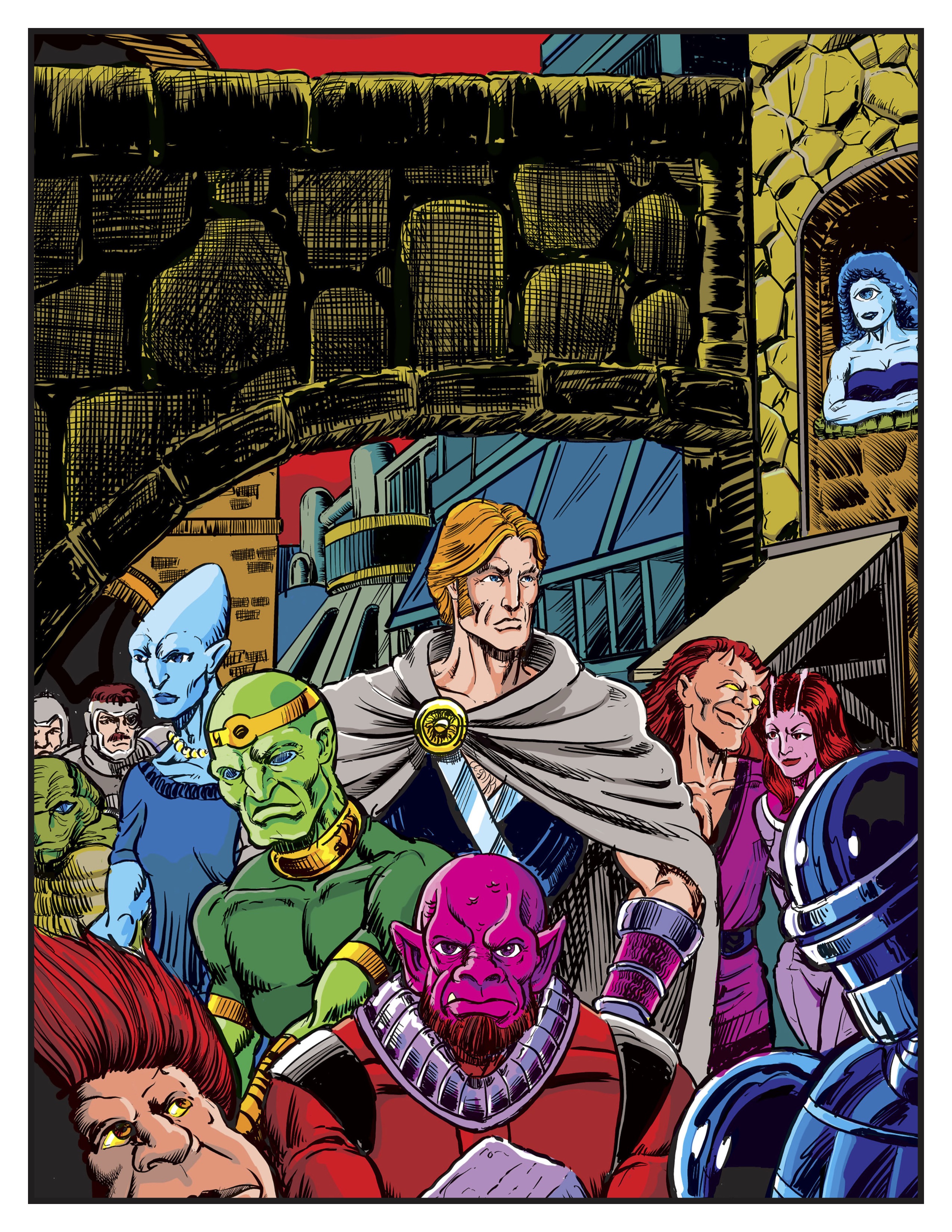 The Last Abraxan Splash Page Print