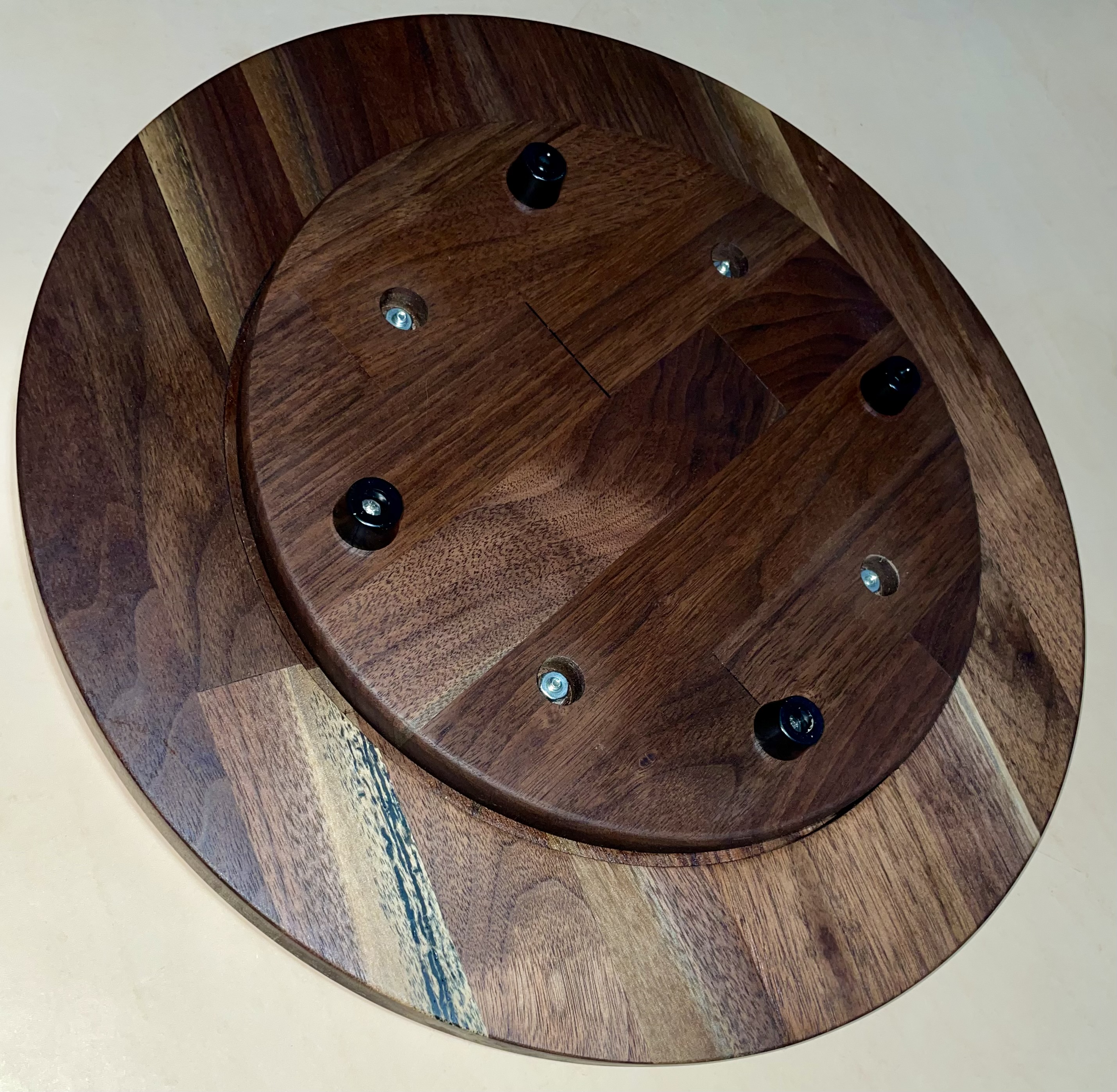 Butcher Block Lazy Susan