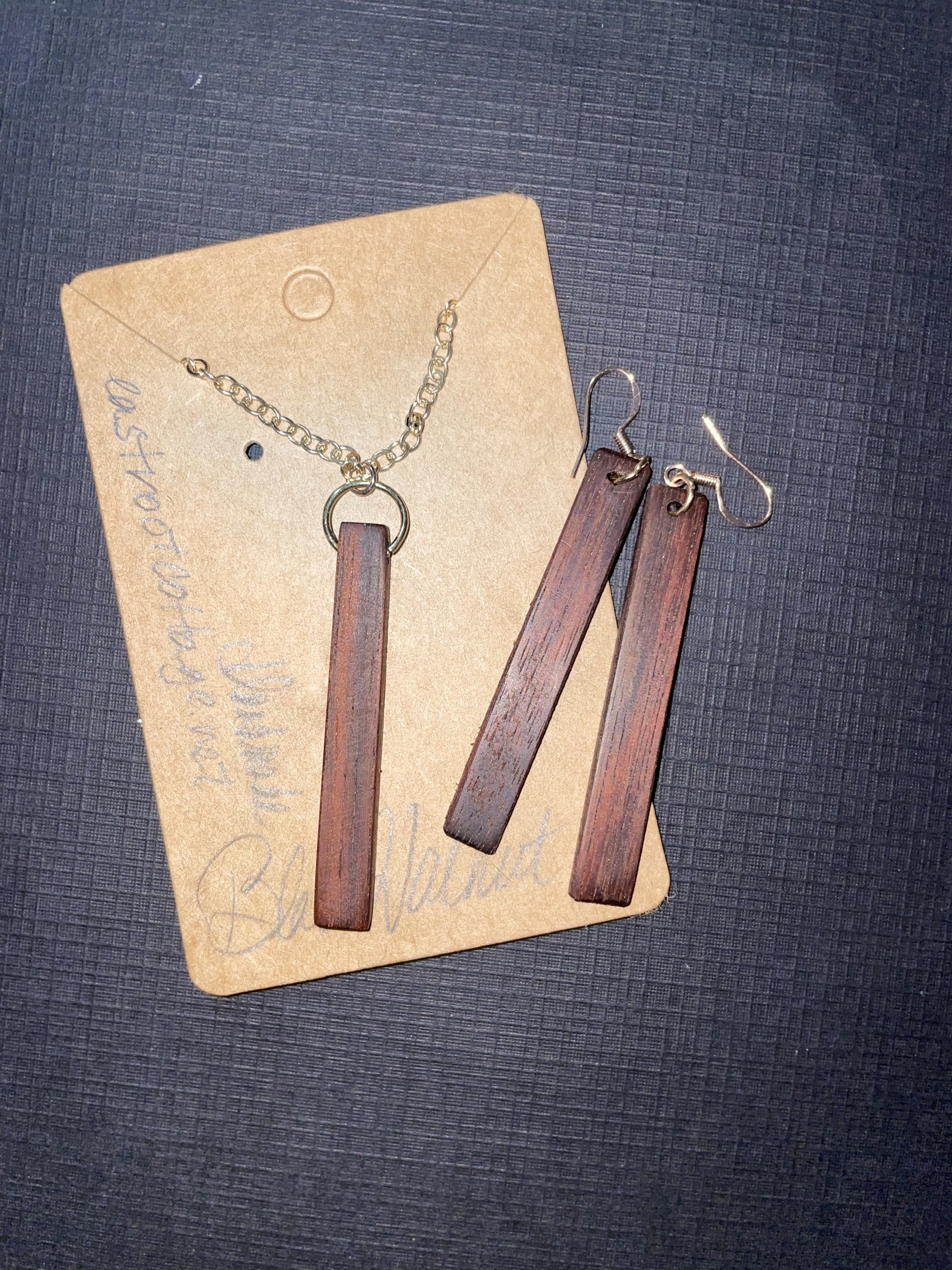 Wooden Jewelry Set