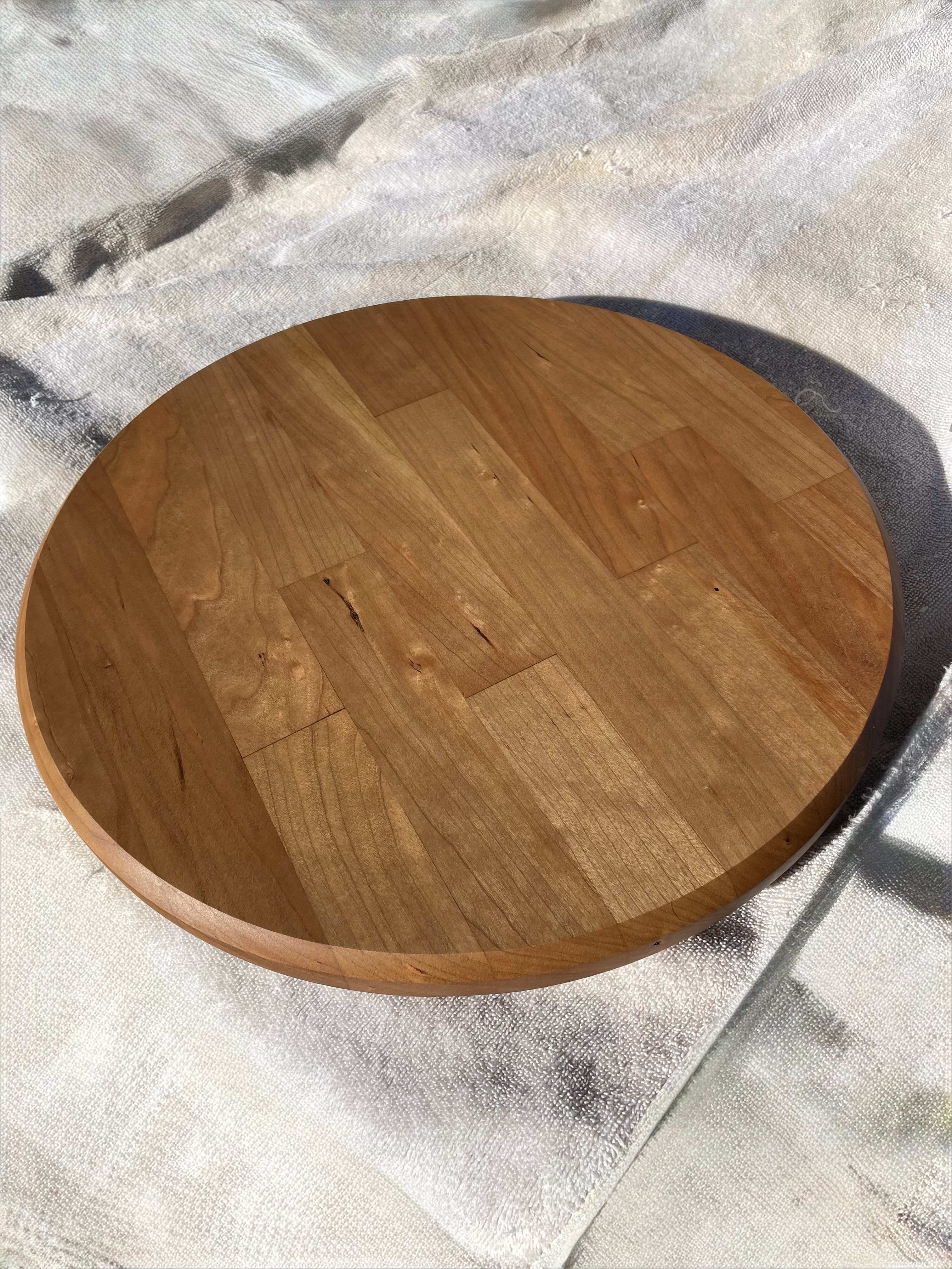 Butcher Block Lazy Susan