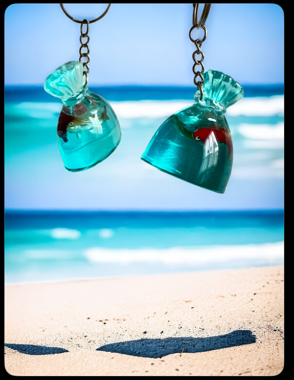 Miniature Fishtank Keychain