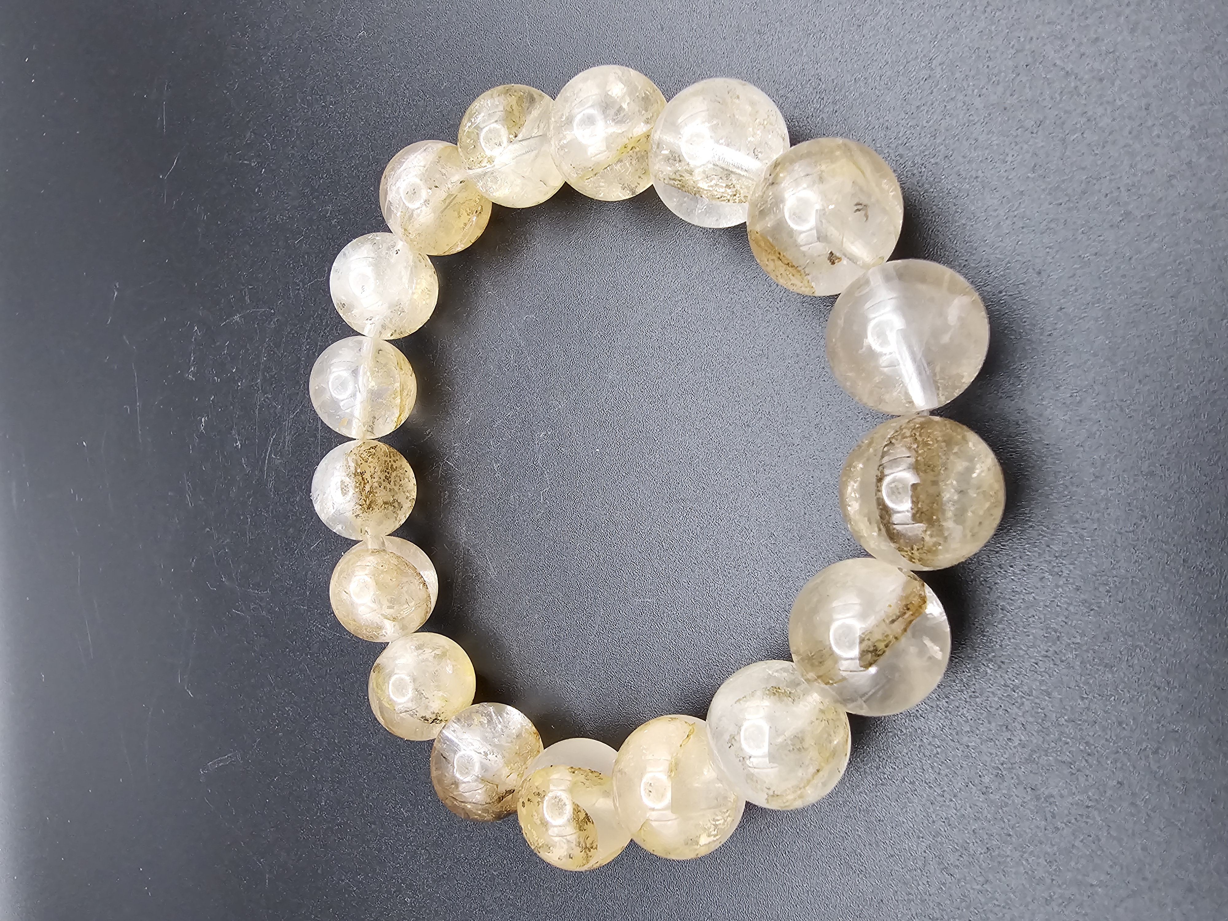 Highly Detailed Dendritic Quartz Bracelet!