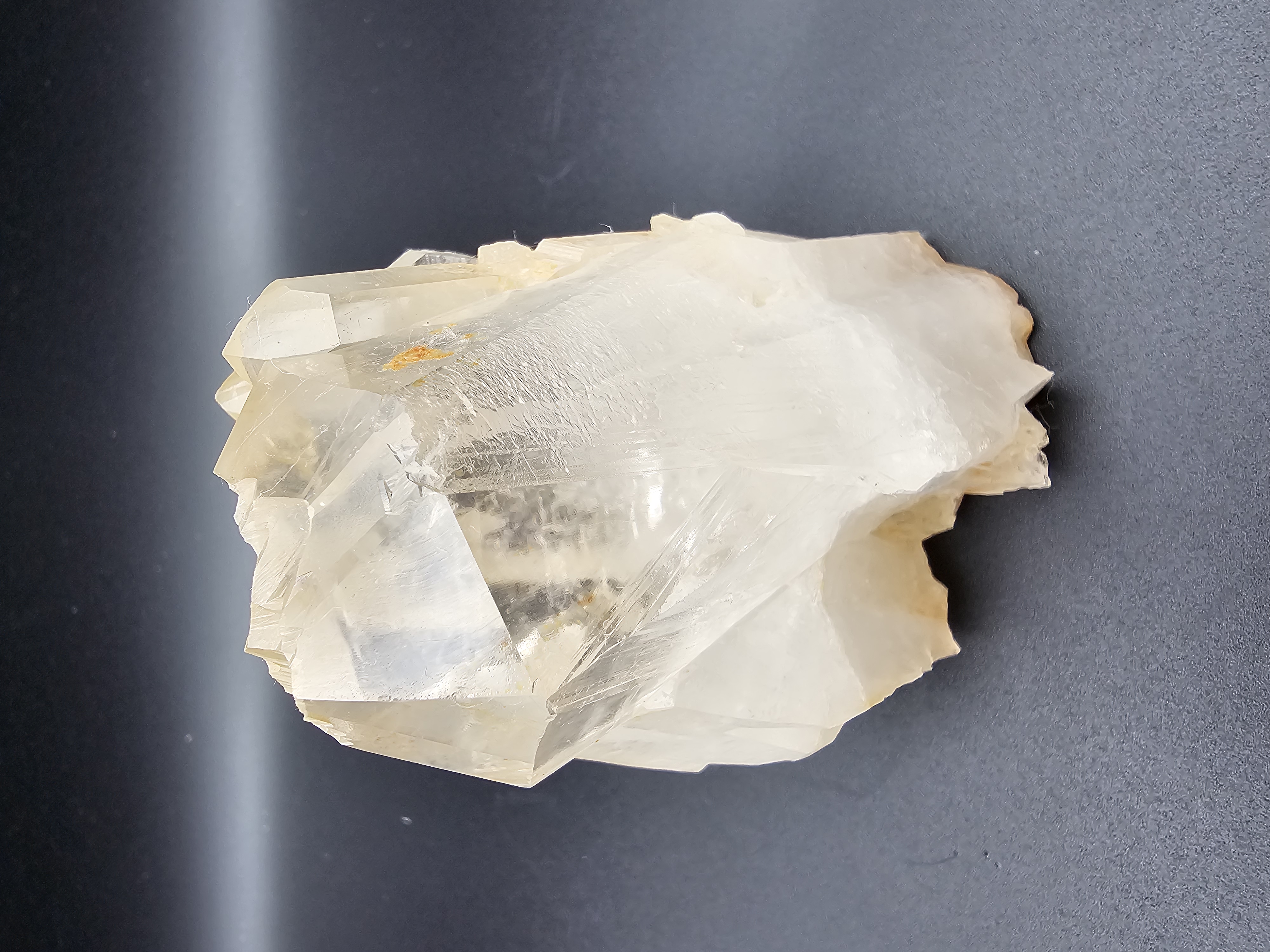 Highly detailed, super clear Pineapple Citrine Quartz Cluster