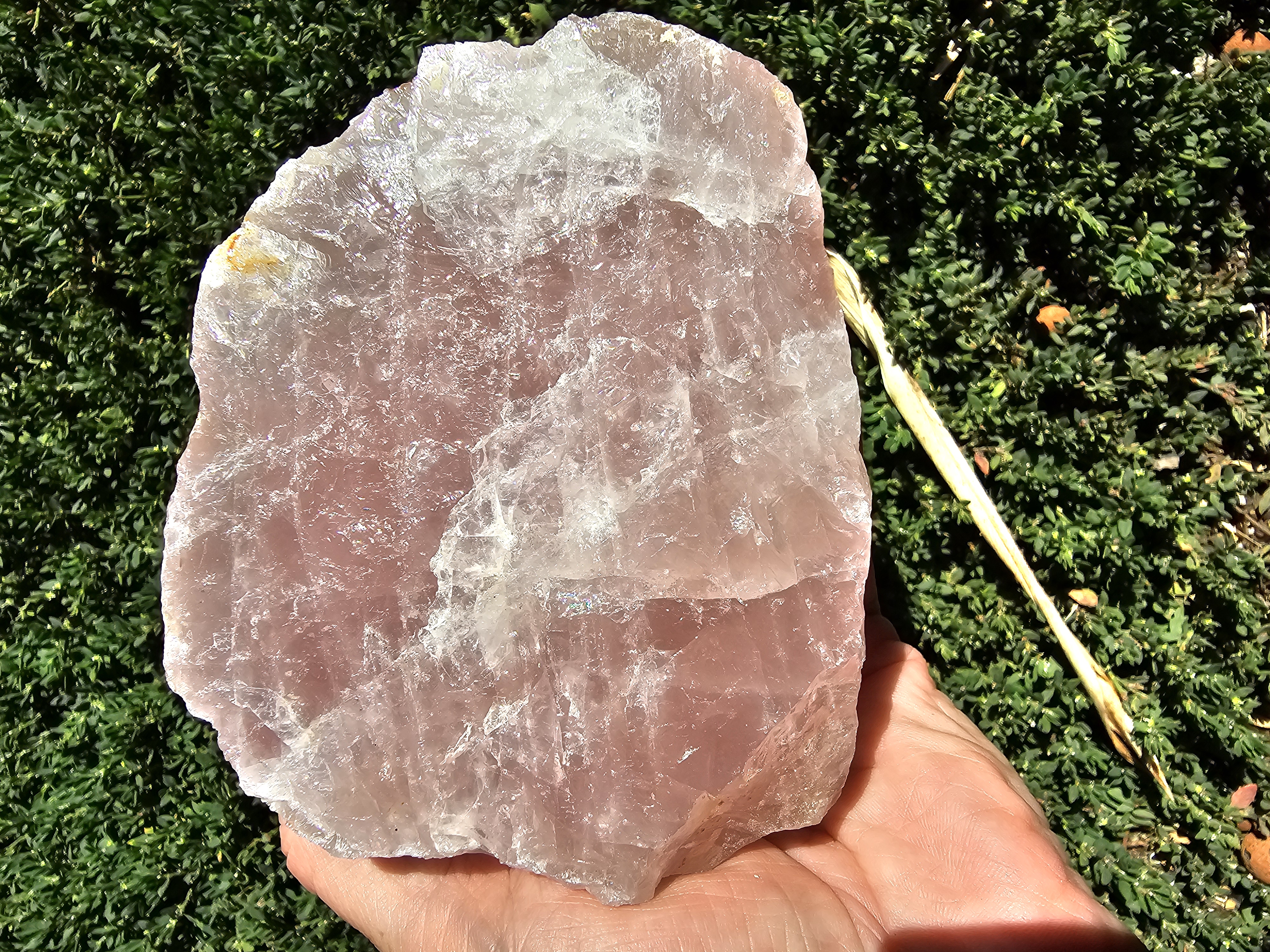 Stunning Pink Raw Rose Quartz Crystal