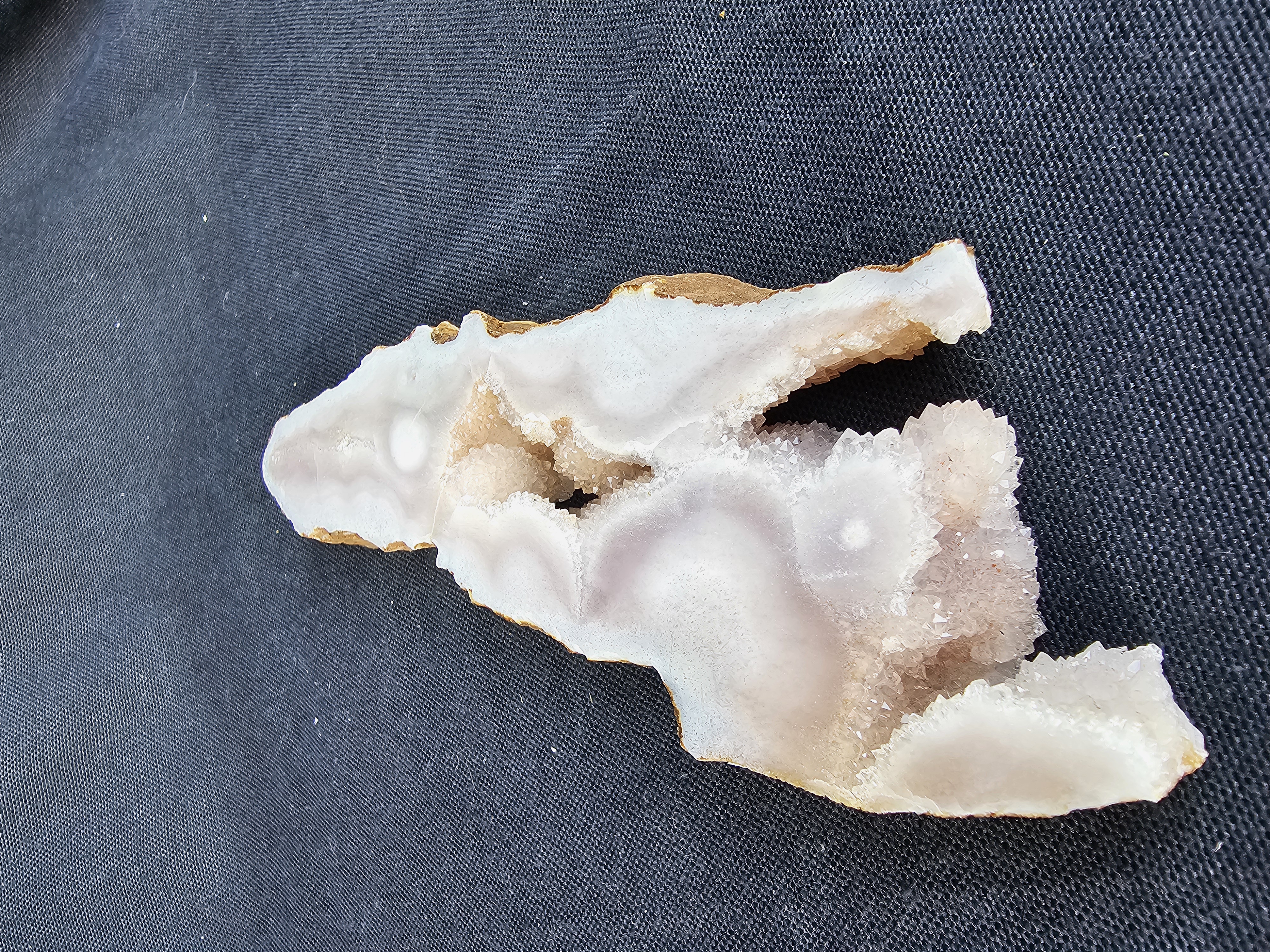 Almost 1/2 a pound of stunning Pink Amethyst raw edge slab