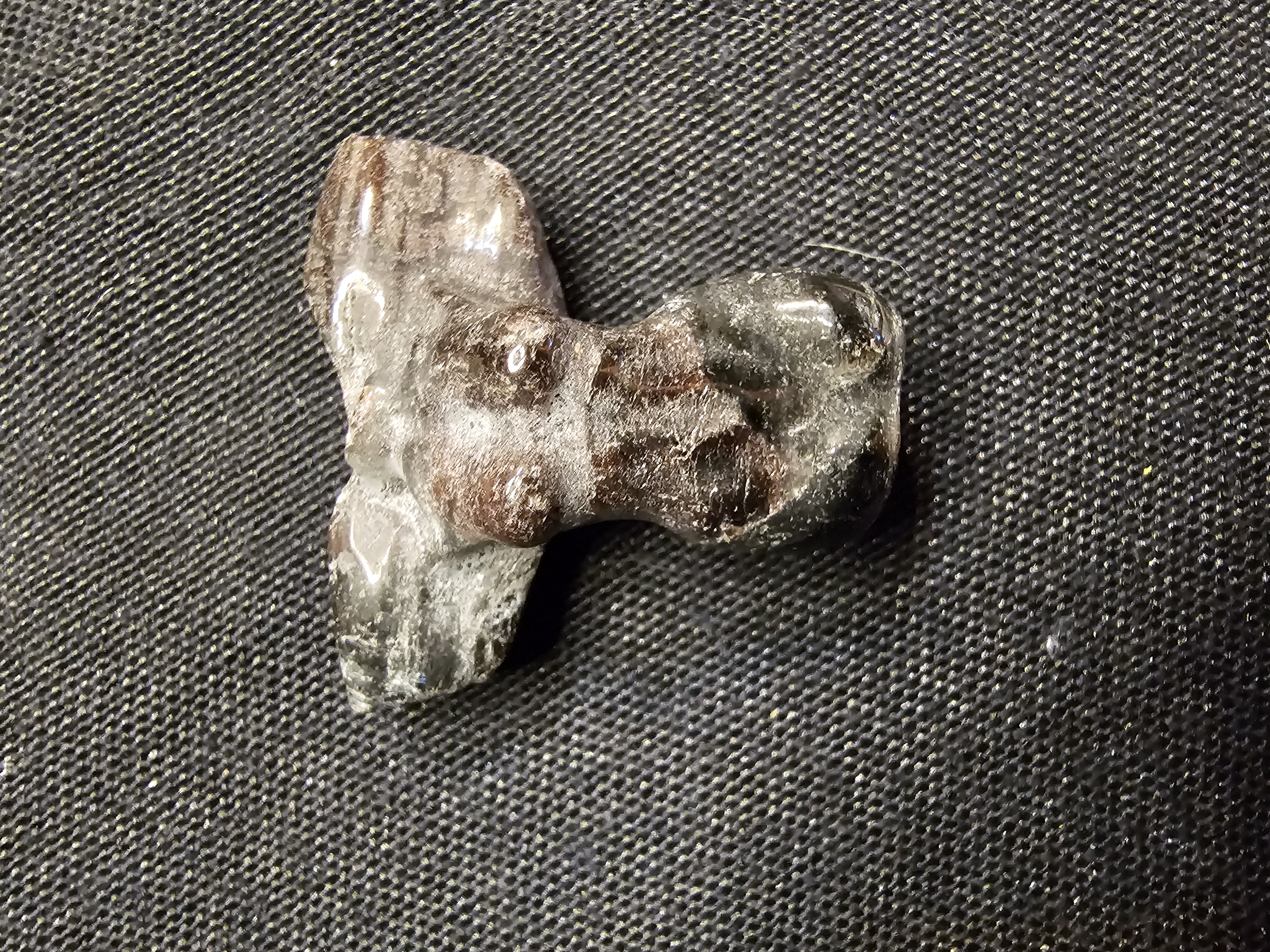 Garnet and Firecracker agate miniature Faery lady body carving