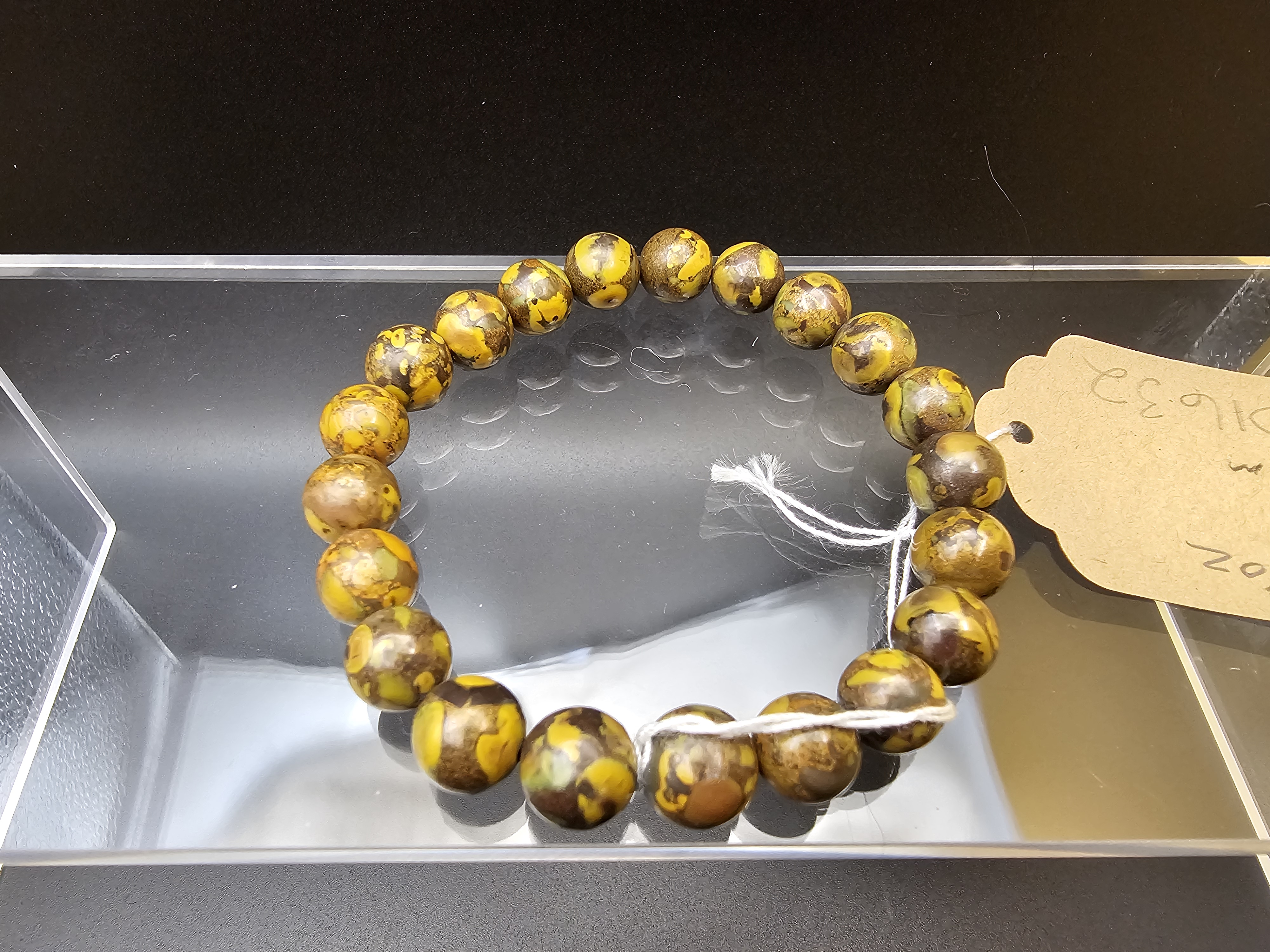 Detailed Rainforest Jasper bracelet