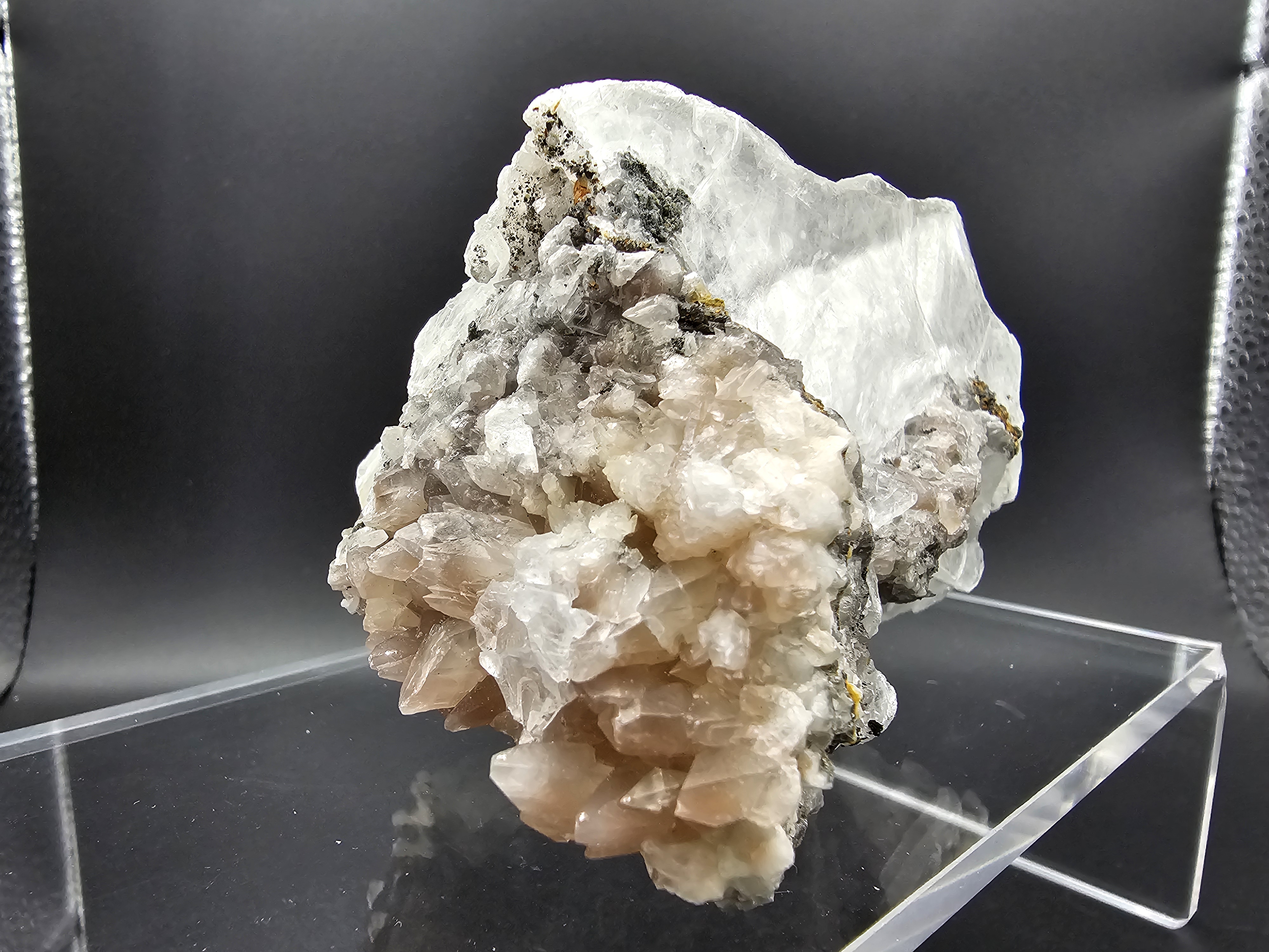 Incredible Raw Garden Selenite and Dogtooth Calcite Specimen! 