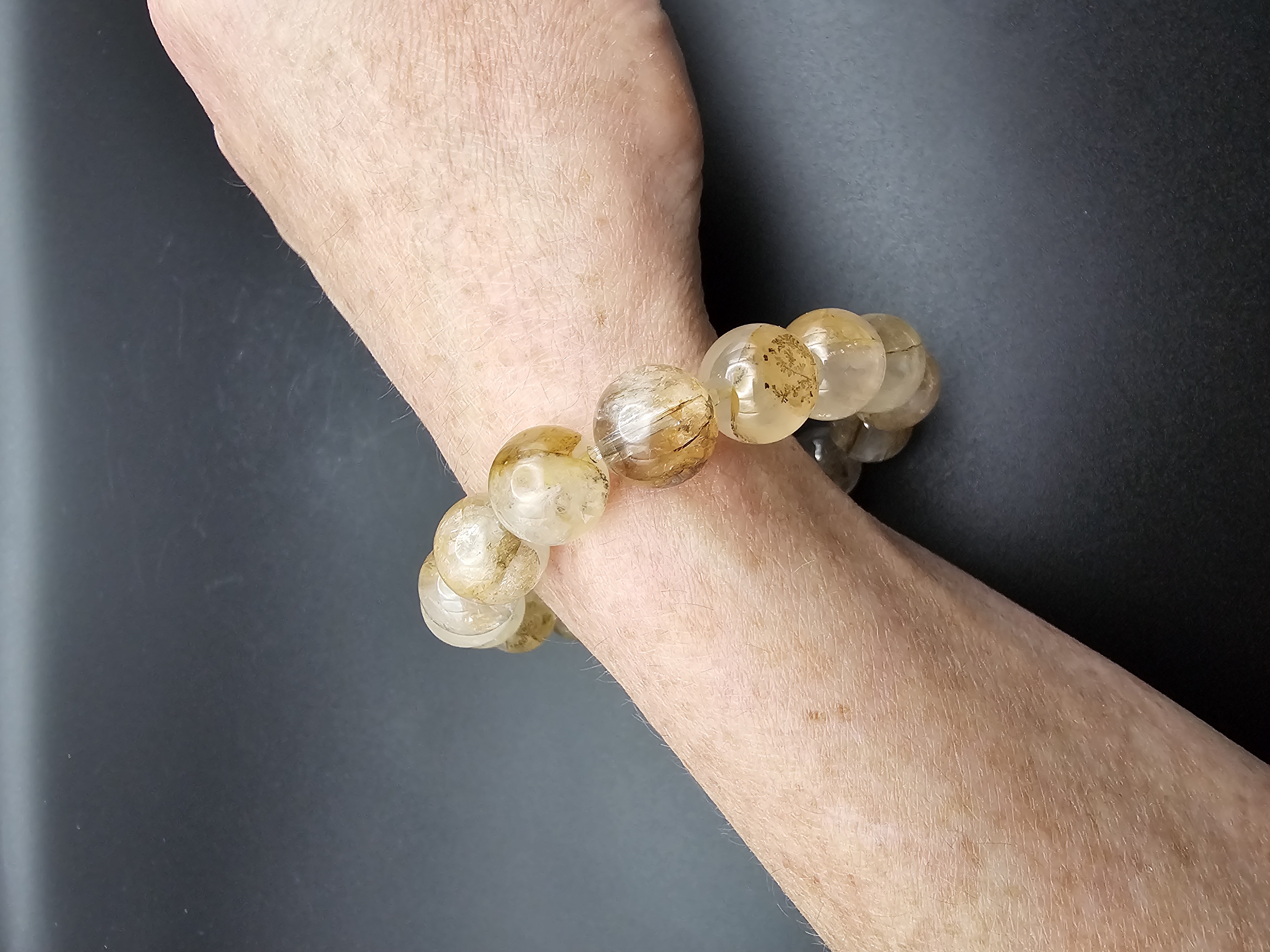 Highly Detailed Dendritic Quartz Bracelet!