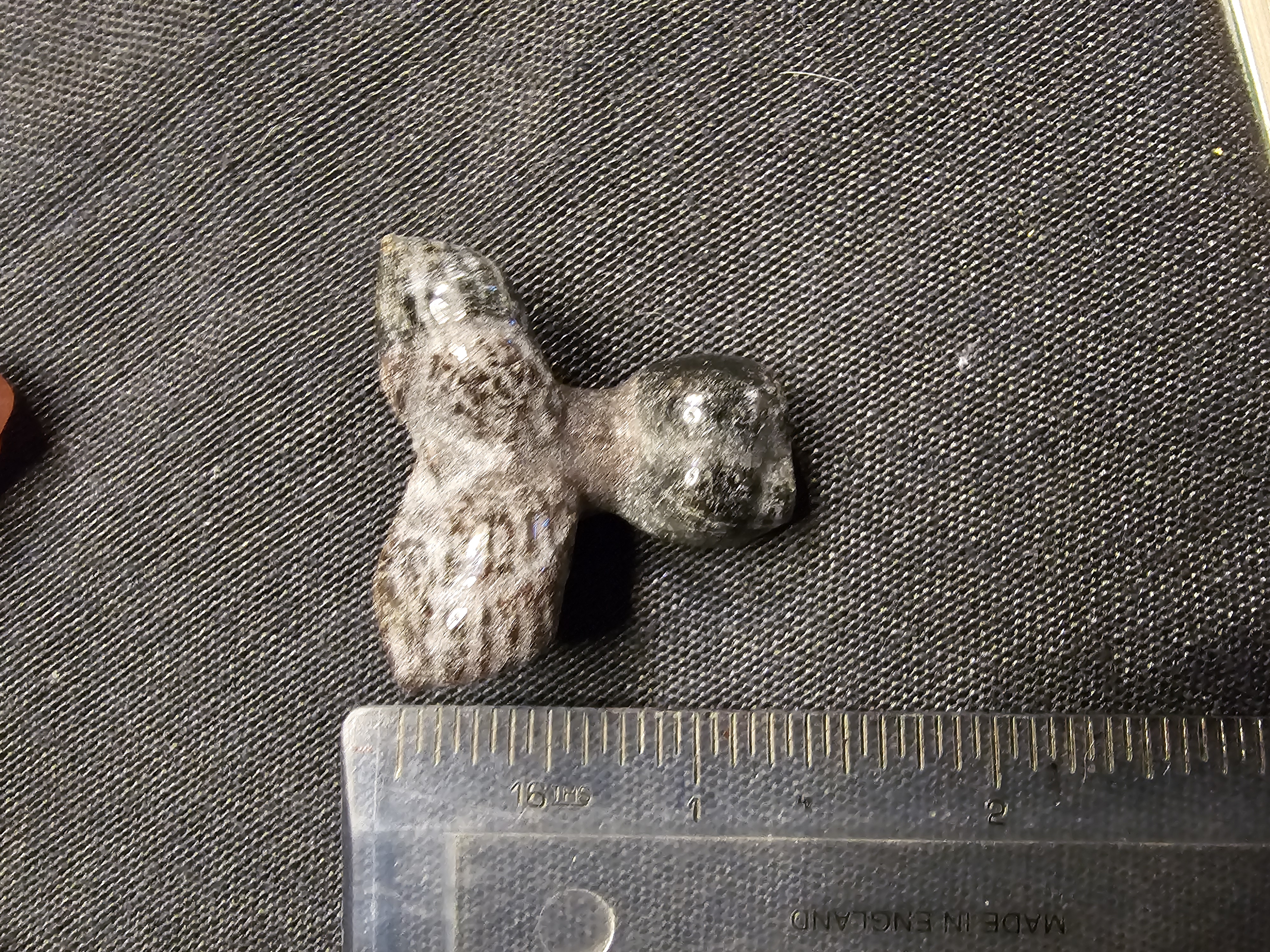 Garnet and Firecracker agate miniature Faery lady body carving