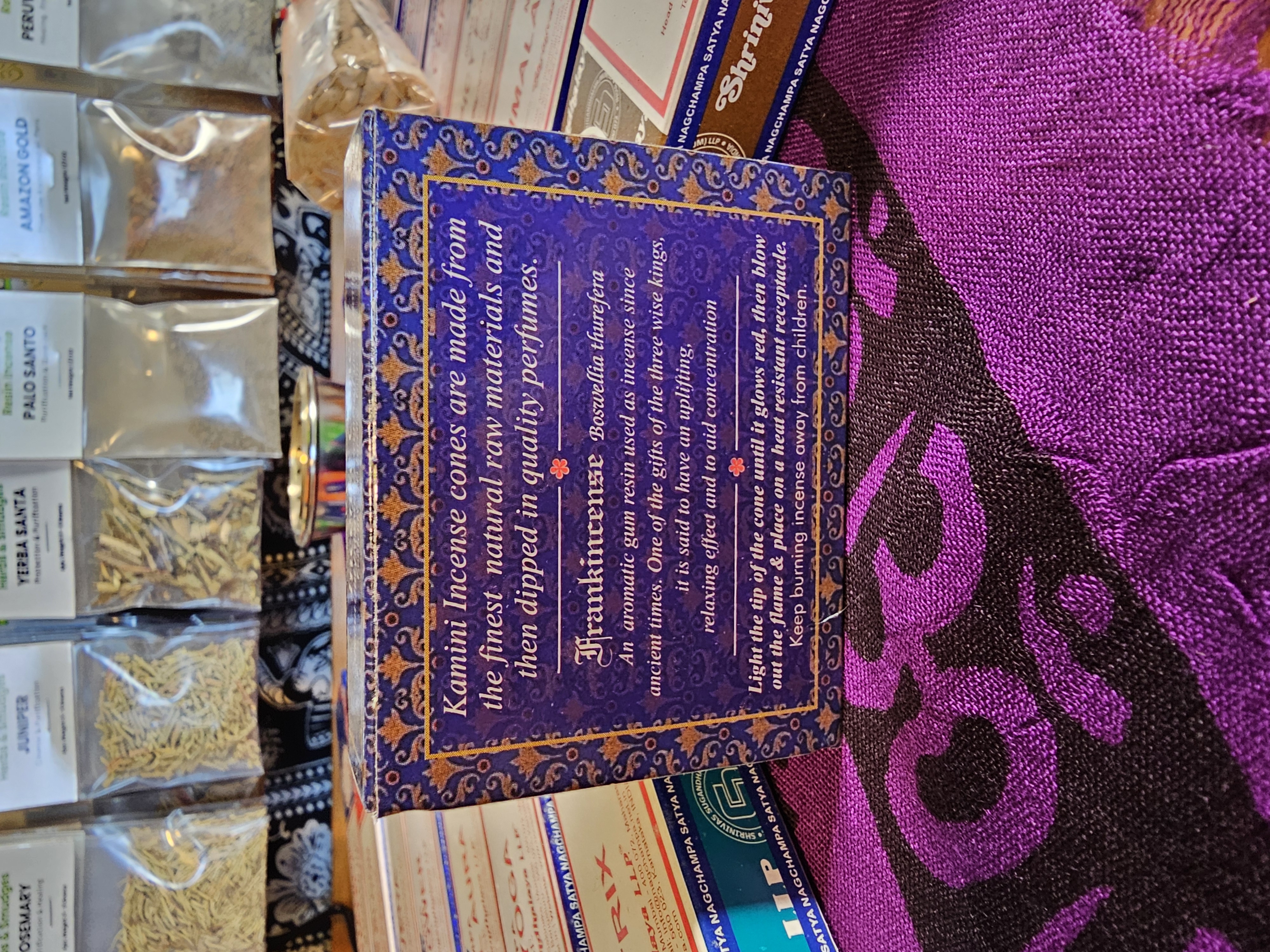 Kamini Frankincense Incense Cones 