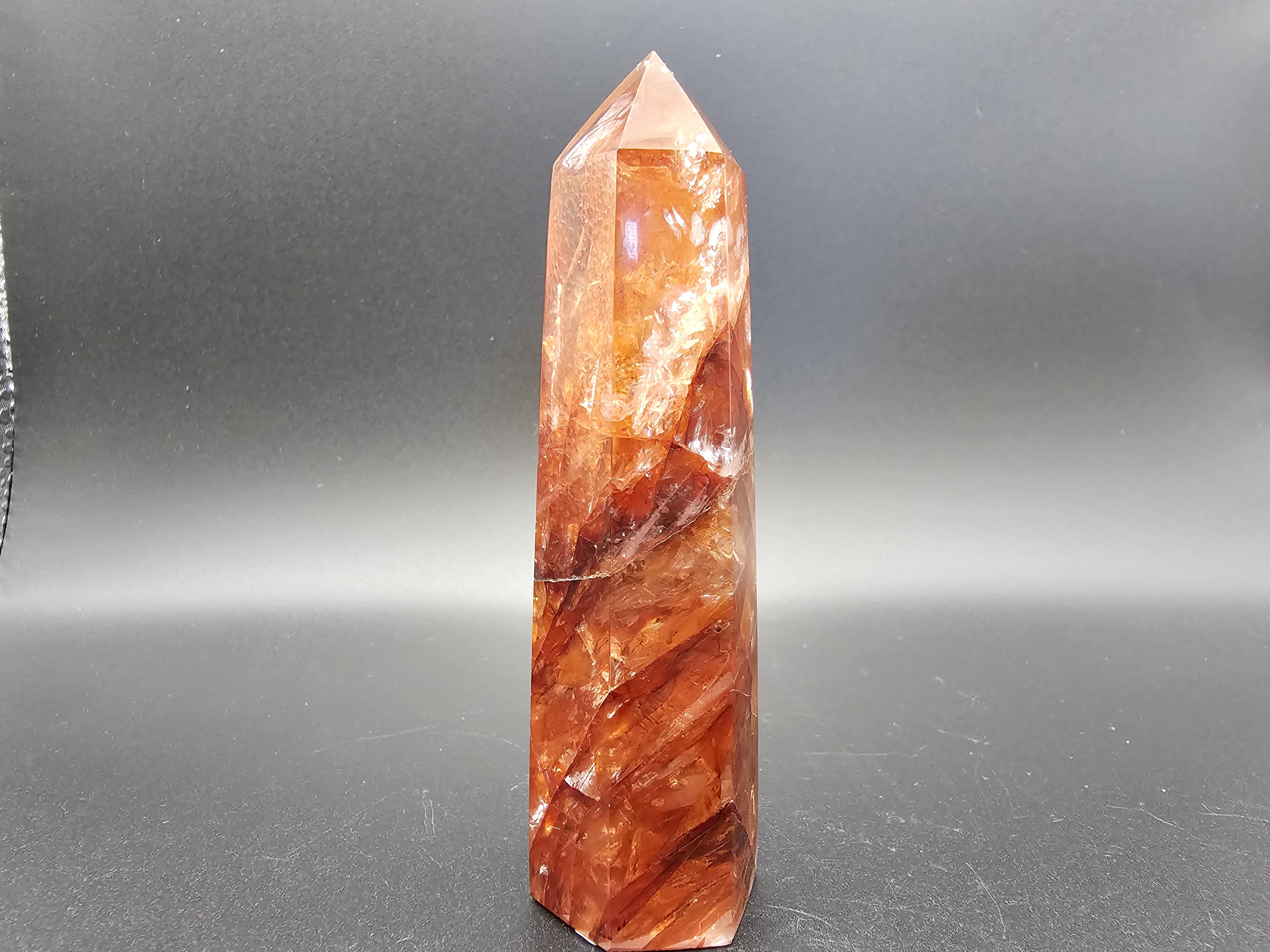 Stunning, High Quality, Fire Quartz Tower