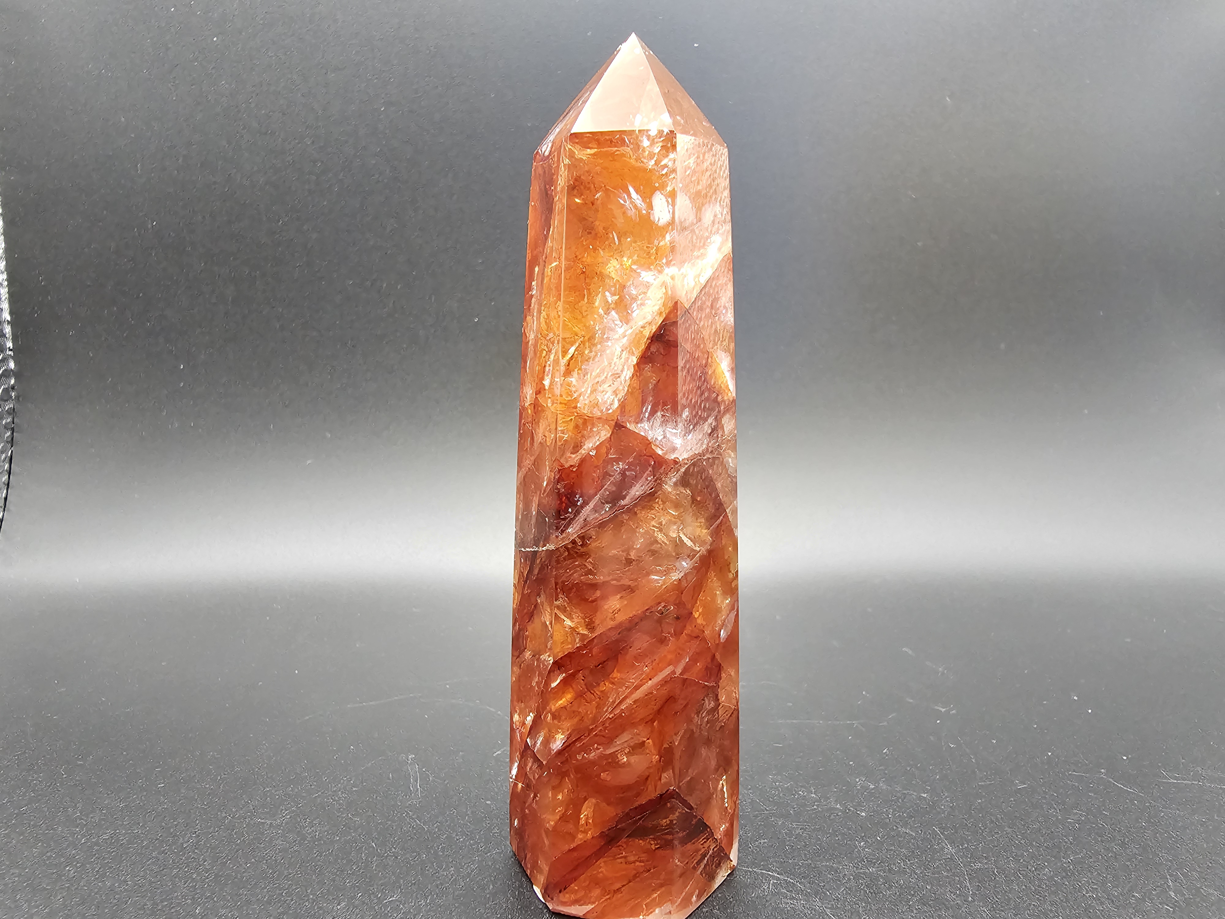 Stunning, High Quality, Fire Quartz Tower