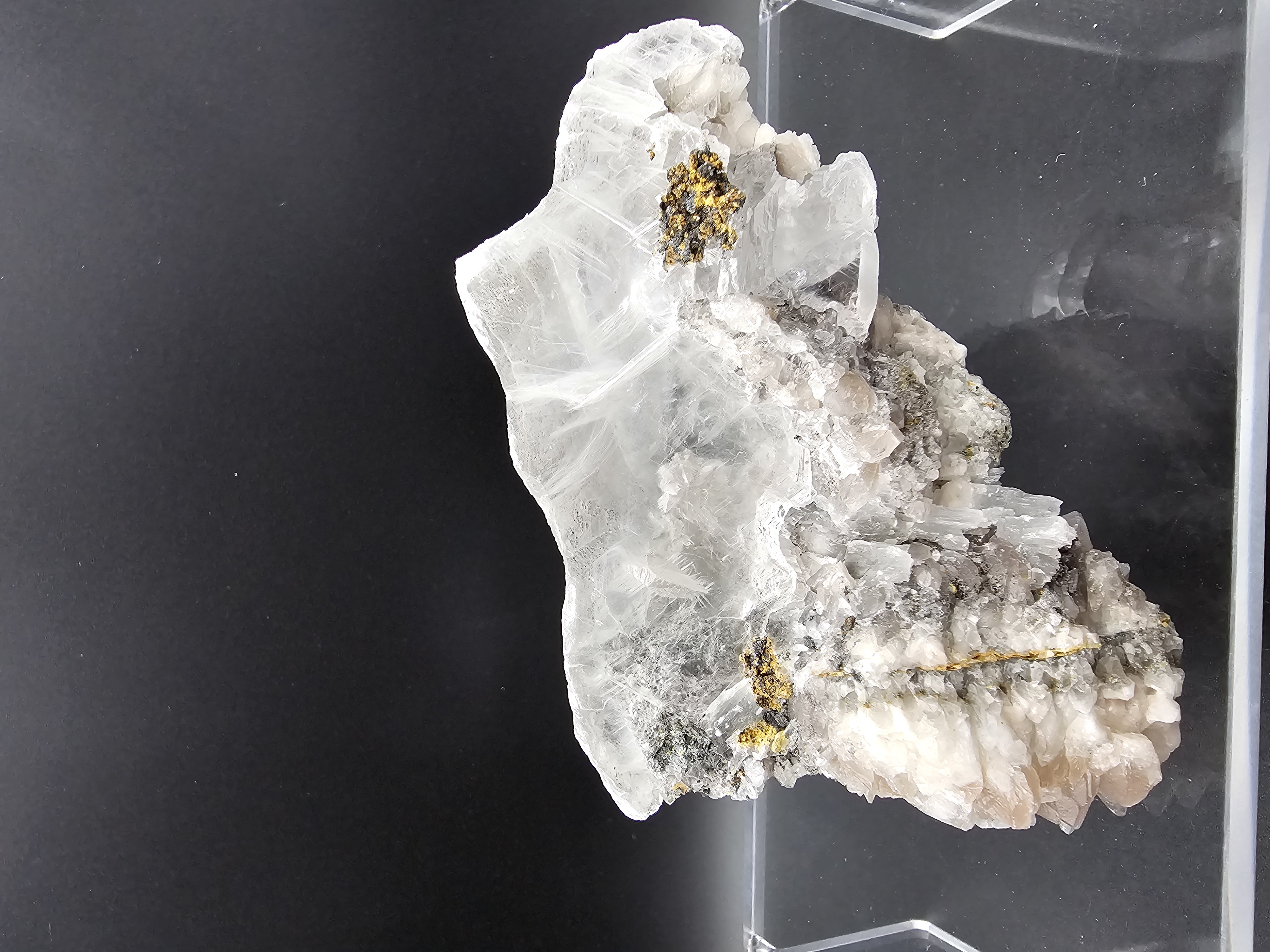 Incredible Raw Garden Selenite and Dogtooth Calcite Specimen! 