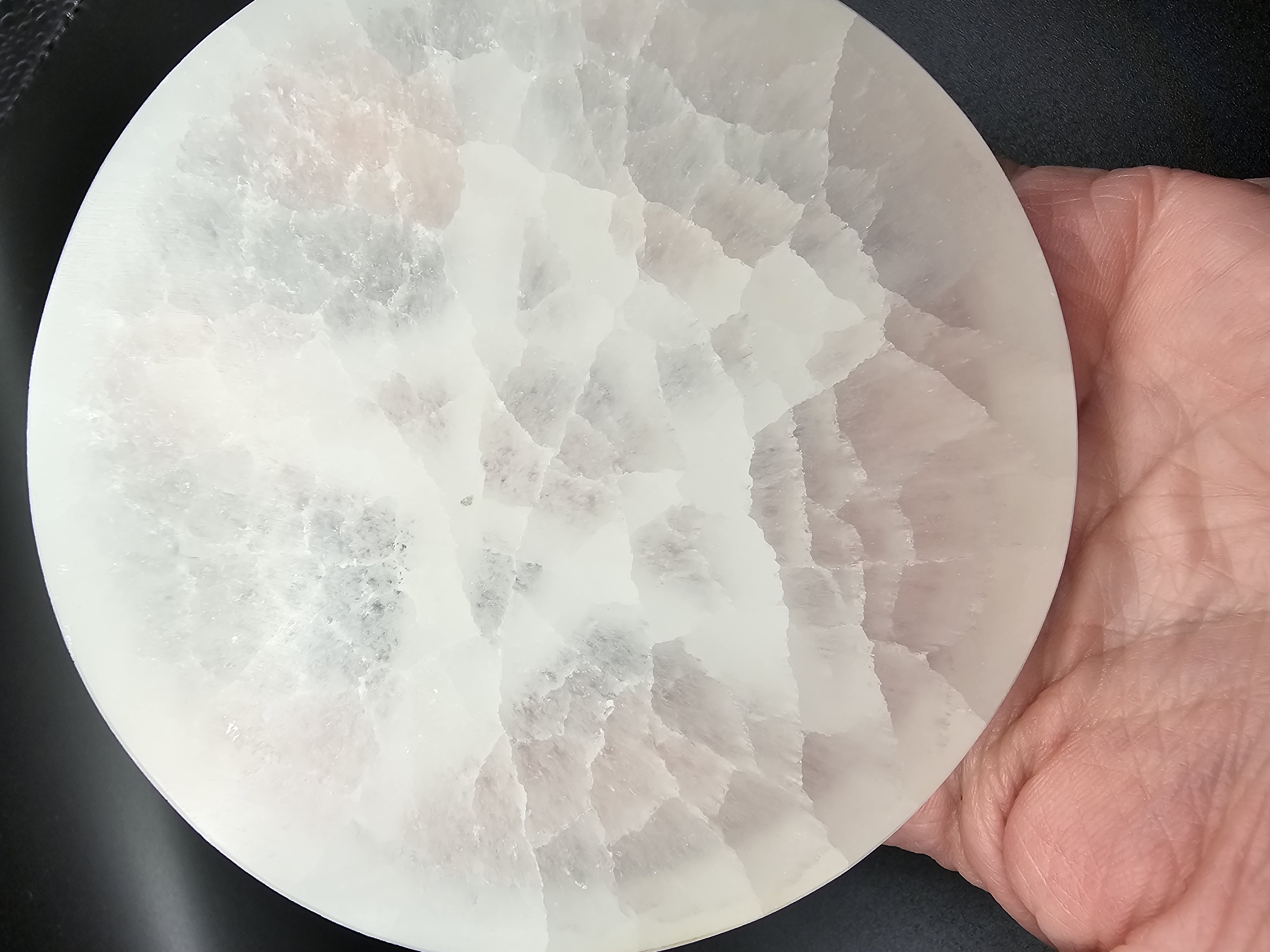 Star Selenite Crystal Charging and Cleansing Plate