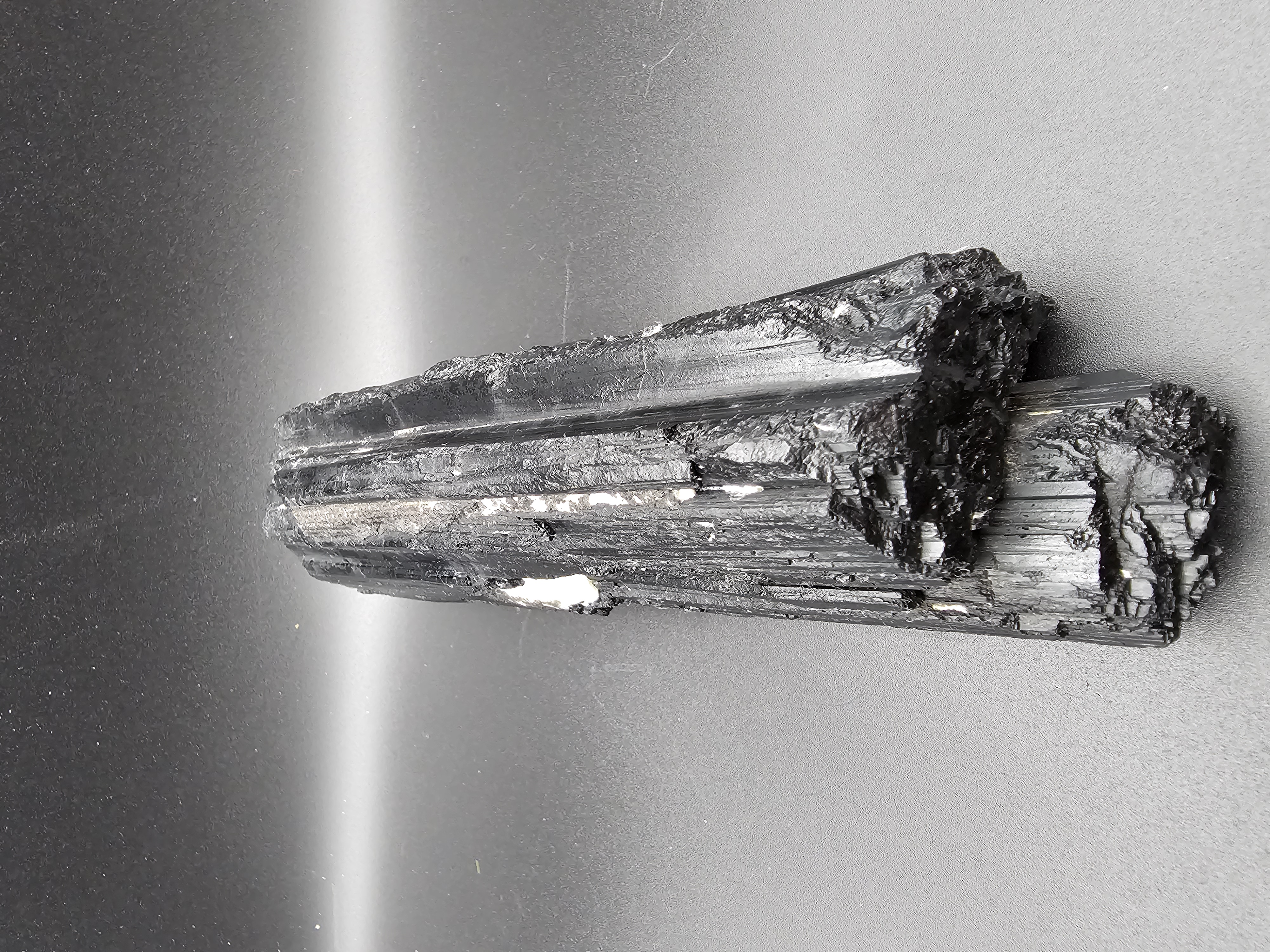 Solid Black Tourmaline Log