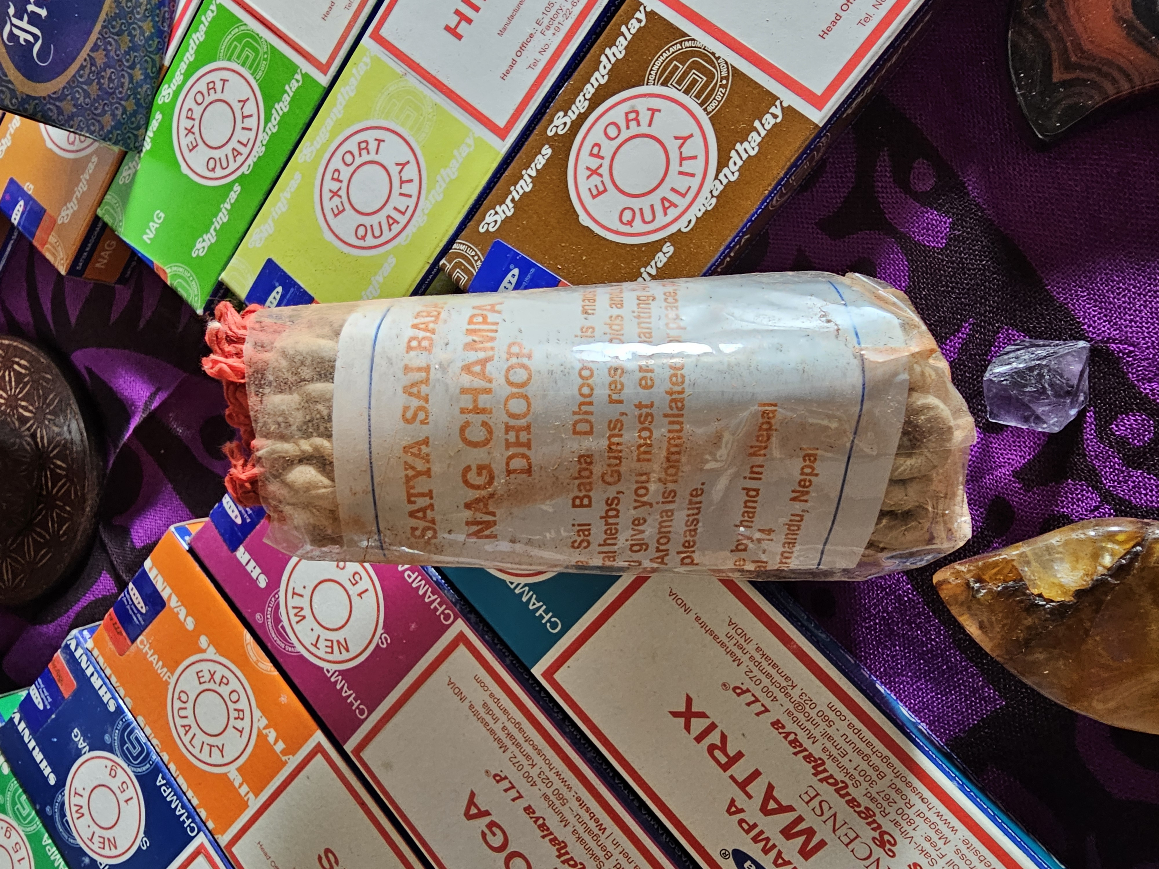 Nag Champa Tibetan Rope Incense 45 Ropes