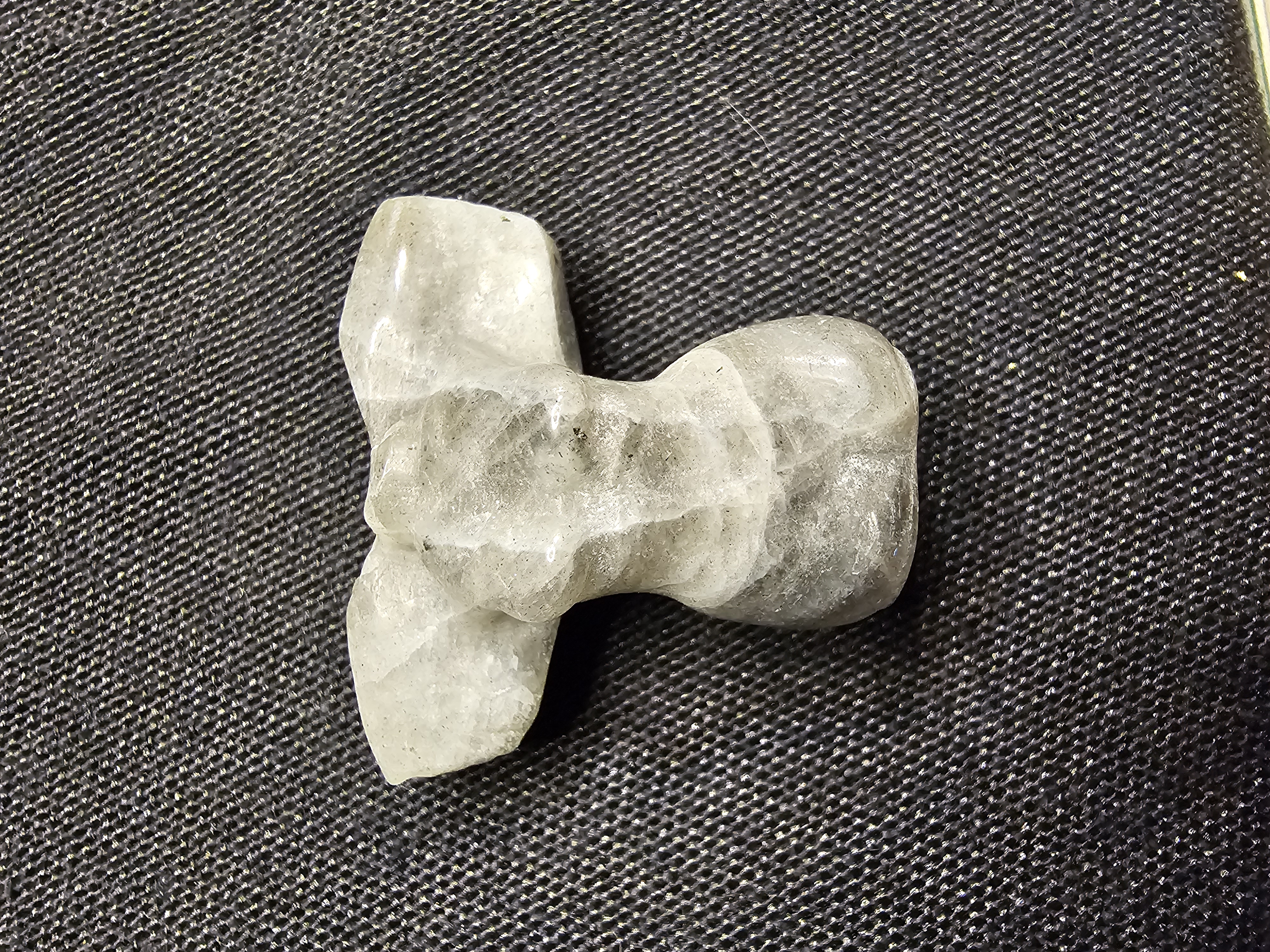 Sodalite miniature Faery lady body carving